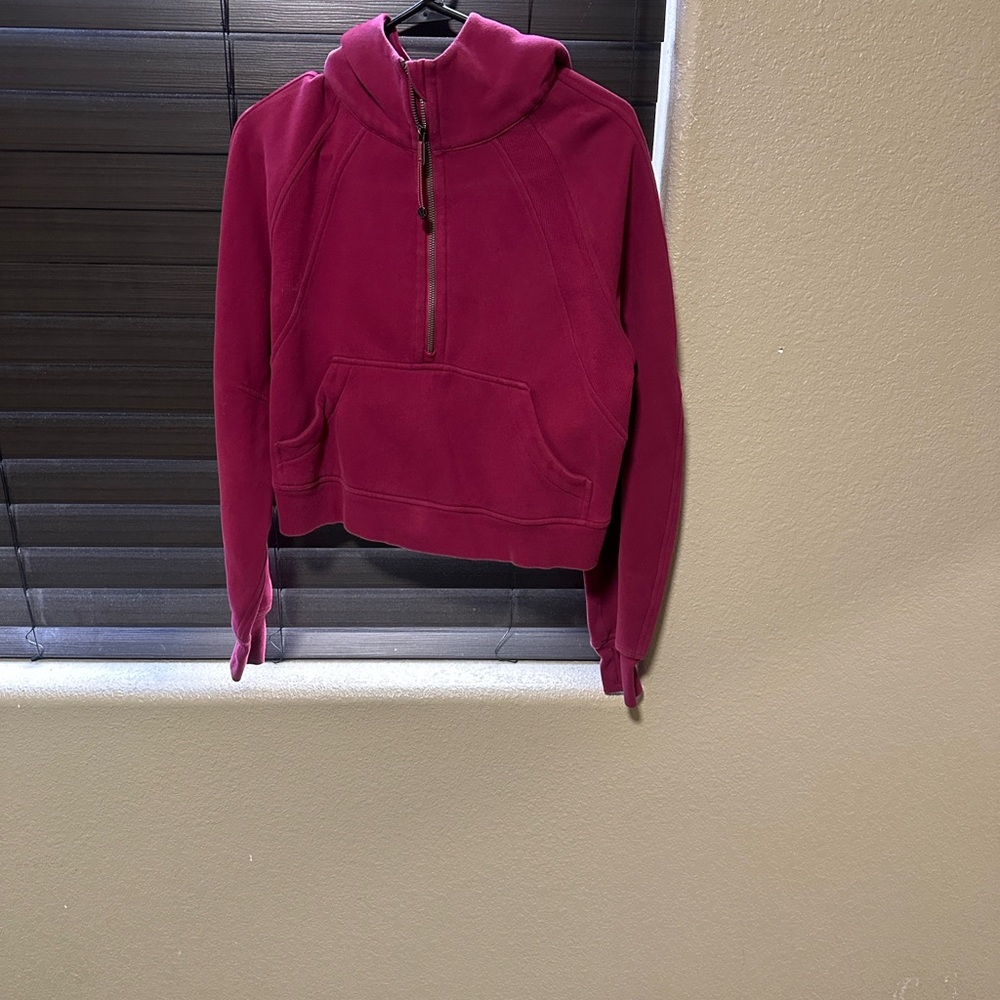 lululemon athletica Fuchsia Half-Zip Hoodie